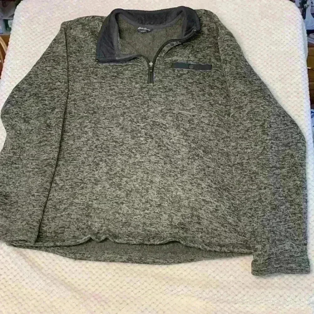 Eddie Bauer fleece sz XL *wash wear camping hiking outdoor fall winter casual